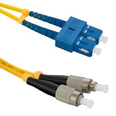 Patchcord Światłowodowy Qoltec SC/UPC-FC/UPC SM 9/125 G652D 3m