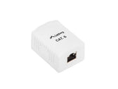 Gniazdo natynkowe Lanberg OS6-0001-W kat.6 ekranowane 1x RJ45