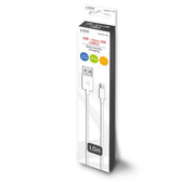 Kabel USB 2.0 Savio CL-123 USB A (M) - micro USB B (M) 2,1A, 1m, biały