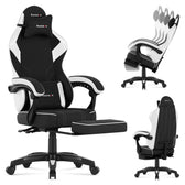 Fotel gamingowy Huzaro Force 3.7 White Carbon