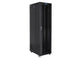 Szafa instalacyjna Rack stojąca 19" 47U 800x1000 czarna drzwi szklane LCD Lanberg (flat pack)