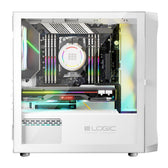 Obudowa LOGIC PORTOS ARGB Mini USB 3.0 White