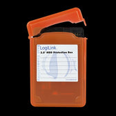 Pudełko ochronne na HDD LogiLink UA0133 3,5" pomarańczowe