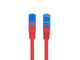 Patchcord Lanberg S/FTP kat.6A 10m LSZH CCA fluke passed czerwony