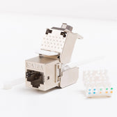 Moduł keystone Jack RJ45 kat. 6A FTP, beznarzędziowy Netrack