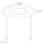 Drążek przedłużający Neomounts FPMA-CP100  50 kg max Silver