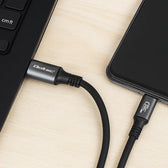 Kabel USB4 Qoltec USB-C PD 240W | Thunderbolt 3/4 | 4K | 40Gb/s | 1m | Czarny
