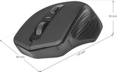 Mysz bezprzewodowa Defender DATUM MB-345 optyczna 1600dpi 4P czarna
