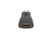 Adapter Lanberg AD-0037-BK HDMI(F) - mini HDMI(M) czarny