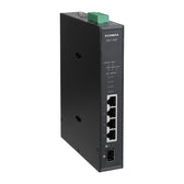 Switch niezarządzalny Edimax IGS-1105P 4x10/100/1000 PoE+ 1xSFP przemysłowy DIN Rail