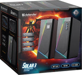 Głośniki Defender SOLAR 3 2.0 10W Bluetooth USB podświetlenie RGB