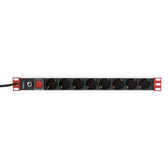 Listwa zasilająca Techly PDU Rack 1U, 8xSchuko 250V/16A 3m