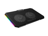 Podstawka chłodząca pod laptopa Fury Gunbai G3 14.1-17.3" z 2 wentylatorami, podświetlenie RGB, 2 USB