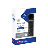 Pendrive Verbatim Keypad Secure 64GB USB-C 3.0 z klawiaturą
