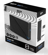 Dysk zewnętrzny Silicon PowerStream S07 8TB USB 3.2 Gen1 czarny