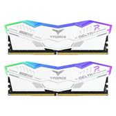 Pamięć DDR5 Team Group T-FORCE DELTA Alpha RGB 32GB (2x16GB) 6000MHz CL38 1,25V Biała