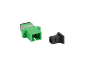 Adapter światłowodowy Lanberg SM SC/APC simplex zaślepka czarna 25szt