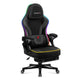 Fotel gamingowy Huzaro Force 4.6 RGB Black Mesh