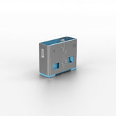 Blokada portów USB LINDY10 szt Port Locks (no Key) Blue