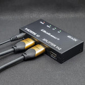 Rozdzielacz aktywny Qoltec Splitter 2 x HDMI 4K x 2K | 3.4Gb/s