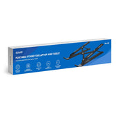 Podstawka biurowa pod laptop, tablet SAVIO PB-05, aluminiowa, czarna