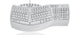 Klawiatura przewodowa Perixx PERIBOARD-512 Classic Ergonomic biała