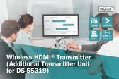 Przedłużacz/Extender DIGITUS HDMI bezprzewodowy 50m 1080p 60Hz 5GHz do DS-55319 (nadajnik)