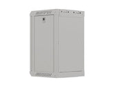 Szafa instalacyjna Rack Lanberg Wisząca 10" 9U 300x300 Drzwi Przeszklone (flat pack) Szara