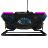 Podstawka chłodząca Rampage AD-RC13 BELLATRIX pod laptop 15-17" RGB regulowana