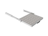 Półka wysuwana do szaf Rack 19" Lanberg szara 1U/445x350mm udźwig do 35kg, montaż 4 punktowy