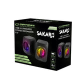 Głośniki 2.0 Esperanza USB LED Rainbow Sakara EGS104