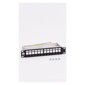 Patch panel keystone 10" 12-porty, FTP Netrack