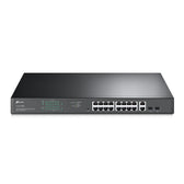 Switch zarządzalny TP-Link TL-SG1218MPE V2 Easy Smart JetStream 18x10/100/1000 (16x PoE+), 2x Combo SFP