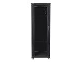 Szafa instalacyjna Rack stojąca 19" 37U 600x600 czarna Lanberg (flat pack)