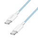 Kabel USB 2.0 LogiLink CU0351 USB-C - USB-C, M/M, 480 Mb/s, 60 W, niebieski, 1,5m