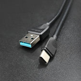 Kabel USB 2.0 Qoltec USB typ C męski | USB A męski | 1.2m | czarny
