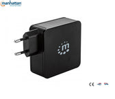 Zasilacz sieciowy Manhattan Power Delivery 230V USB-C, 45W USB-A 5V