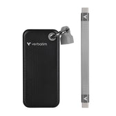 Dysk SSD zewnętrzny Verbatim Pocket SSD 2TB USB-C 3.2 Gen 2 czarny/szary
