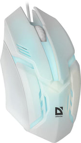 Mysz przewodowa Defender CYBER MB-560L 1200dpi 3P biała