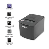 Drukarka paragonowa Qoltec bonowa | termiczna | USB