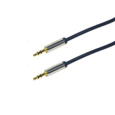 Kabel audio stereo LogiLink CA10150 3,5 mm, M/M, 1,5m, niebieski