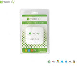 Hub USB Techly IUSB3-HUB4-WH 4 porty 3.0 Super Speed, biały