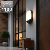 Lampa LED Maclean MCE291 GR z czujnikiem ruchu na podczerwień 1100lm 15W IP54 szara