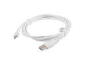 Kabel USB 2.0 Lanberg micro AM-MBM5P 1,8m biały