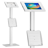 Stojak uchwyt reklamowy do tabletu Maclean MC-476W, podłogowy z blokadą, 9.7"-11", iPad/iPad Air/iPad Pro, Samsung Galaxy Tab A/Tab A7/Tab S6 Lite