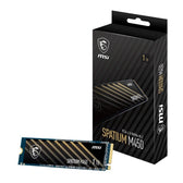 Dysk SSD MSI SPATIUM M450 V1 1TB PCIe 4.0 NVMe M.2 2280 (3400/2500 MB/s) 3D NAND