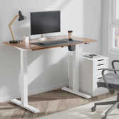 Biurko elektryczne regulacja wys. Ergo Office ER-403W, max wys 123cm, max 70 kg, bez blatu do pracy stojąco siedzącej, białe