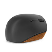 Mysz bezprzewodowa Lenovo Go Wireless Vertical Mouse optyczna szara z naturalnym korkiem