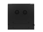 Szafa instalacyjna Rack dwusekcyjna wisząca 19" 6U 600x600 czarna Lanberg (flat pack)