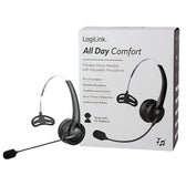 Słuchawka z mikrofonem LogiLink BT0075 Bluetooth 6.0, USB-C, mono